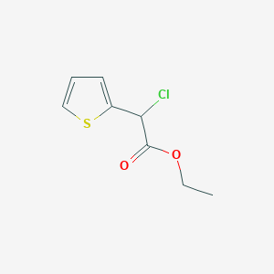 molecular formula C8H9ClO2S B13877023 Ethyl 2-chloro-2-thiophen-2-ylacetate 