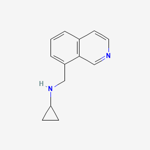 molecular formula C13H14N2 B13877141 N-(isoquinolin-8-ylmethyl)cyclopropanamine 