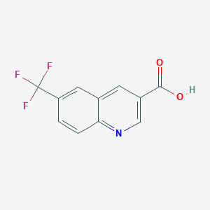 B1387719 6-(Trifluoromethyl)quinoline-3-carboxylic acid CAS No. 71082-45-6