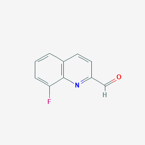 molecular formula C10H6FNO B1387725 8-Fluoroquinoline-2-carbaldehyde CAS No. 904369-10-4