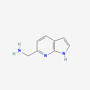 molecular formula C8H9N3 B1387730 (1H-Pyrrolo[2,3-B]pyridin-6-YL)methanamine CAS No. 1023655-32-4