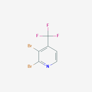 molecular formula C6H2Br2F3N B1387734 2,3-Dibromo-4-(trifluoromethyl)pyridine CAS No. 1099598-01-2