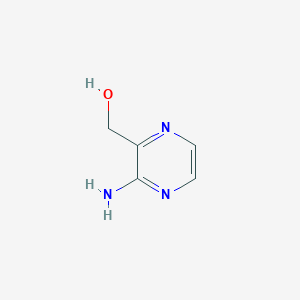 molecular formula C5H7N3O B1387738 (3-氨基吡嗪-2-基)甲醇 CAS No. 32710-13-7