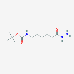molecular formula C11H23N3O3 B1387744 Tert-butyl (6-hydrazino-6-oxohexyl)carbamate CAS No. 1092291-07-0