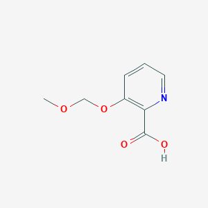 molecular formula C8H9NO4 B13877441 3-(Methoxymethoxy)pyridine-2-carboxylic acid 