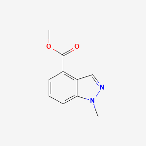 molecular formula C10H10N2O2 B1387757 Methyl 1-methyl-1H-indazole-4-carboxylate CAS No. 1071428-42-6