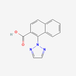 molecular formula C13H9N3O2 B13877576 1-[1,2,3]Triazol-2-yl-naphthalene-2-carboxylic acid 