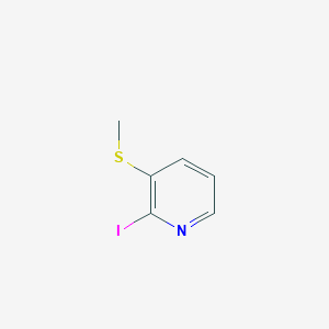 molecular formula C6H6INS B13877589 2-Iodo-3-(methylthio)pyridine 
