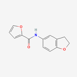 molecular formula C13H11NO3 B1387765 N-2,3-Dihydro-1-benzofuran-5-yl-2-furamide CAS No. 1090579-35-3