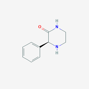 molecular formula C10H12N2O B1387775 (S)-3-Phenylpiperazin-2-one CAS No. 1240585-52-7