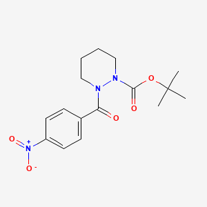 tert-Butyl 2-(4-nitrobenzoyl)tetrahydropyridazine-1(2H)-carboxylate