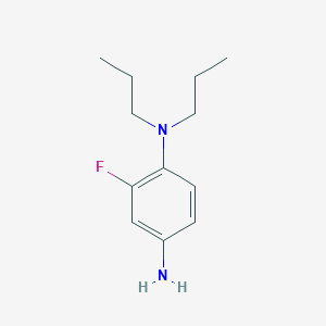 molecular formula C12H19FN2 B1387784 2-Fluoro-N1,N1-dipropylbenzene-1,4-diamine CAS No. 1092276-43-1