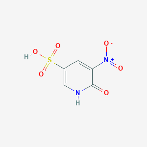 molecular formula C5H4N2O6S B13877841 5-nitro-6-oxo-1H-pyridine-3-sulfonic acid 