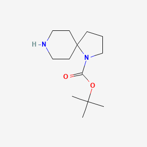 molecular formula C13H24N2O2 B1387787 Tert-butyl 1,8-diazaspiro[4.5]decane-1-carboxylate CAS No. 885279-92-5