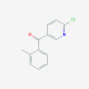 2-Chloro-5-(2-methylbenzoyl)pyridine