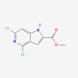 methyl 4,6-dichloro-1H-pyrrolo[3,2-c]pyridine-2-carboxylate