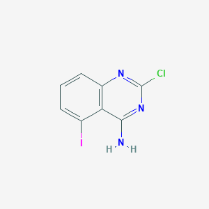 molecular formula C8H5ClIN3 B1387792 2-Chloro-5-iodoquinazolin-4-amine CAS No. 1107694-85-8