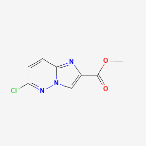 molecular formula C8H6ClN3O2 B1387797 Methyl 6-chloroimidazo[1,2-b]pyridazine-2-carboxylate CAS No. 572910-59-9