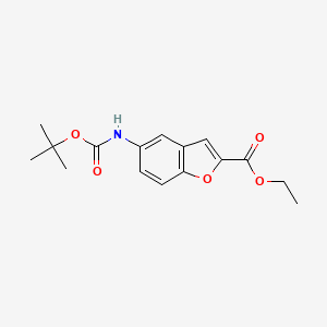 Ethyl 5-[(tert-butoxycarbonyl)amino]-1-benzofuran-2-carboxylate