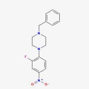 4-(4-Benzylpiperazin-1-yl)-3-fluoronitrobenzene