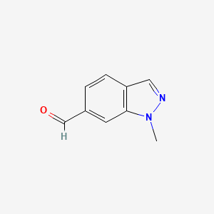 molecular formula C9H8N2O B1387808 1-Methyl-1H-indazole-6-carbaldehyde CAS No. 1092351-51-3