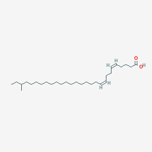 (5Z,9Z)-26-methyloctacosa-5,9-dienoic acid