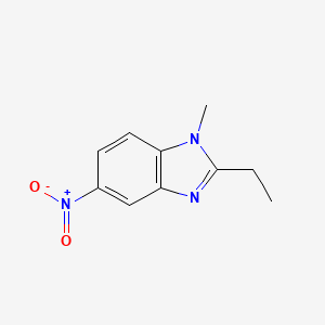 2-ethyl-1-methyl-5-nitro-1H-1,3-benzimidazole