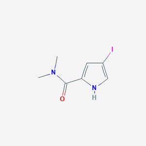 4-iodo-N,N-dimethyl-1H-pyrrole-2-carboxamide