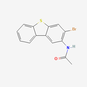 molecular formula C14H10BrNOS B13878241 N-(3-bromodibenzothiophen-2-yl)acetamide 