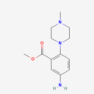 Methyl 5-amino-2-(4-methylpiperazin-1-yl)benzoate