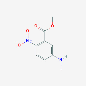 molecular formula C9H10N2O4 B1387833 methyl 5-(methylamino)-2-nitrobenzoate CAS No. 1135283-73-6