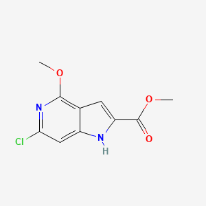 methyl 6-chloro-4-methoxy-1H-pyrrolo[3,2-c]pyridine-2-carboxylate