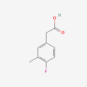 molecular formula C9H9FO2 B1387847 4-Fluoro-3-methylphenylacetic acid CAS No. 1000520-92-2