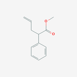 molecular formula C12H14O2 B13878475 Methyl 2-phenylpent-4-enoate CAS No. 14815-73-7