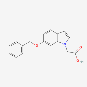 [6-(benzyloxy)-1H-indol-1-yl]acetic acid