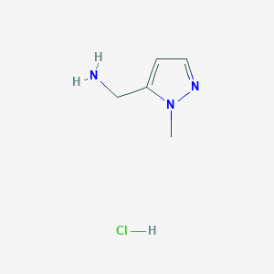 (1-Methyl-1H-pyrazol-5-yl)methanamine hydrochloride