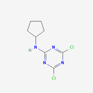 Cyclopentyl-(4,6-dichloro-[1,3,5]triazin-2-yl)-amine