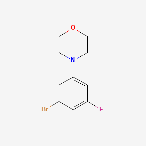 3-Fluoro-5-morpholino-1-bromobenzene