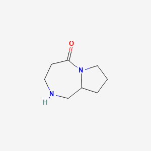 Octahydropyrrolo[1,2-a][1,4]diazepin-5-one