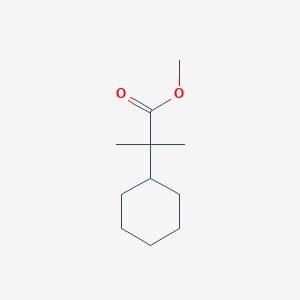 molecular formula C11H20O2 B13878758 Methyl 2-cyclohexyl-2-methylpropanoate 