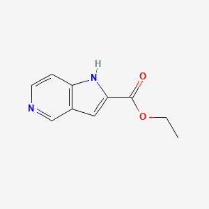 molecular formula C10H10N2O2 B1387878 1H-吡咯并[3,2-c]吡啶-2-羧酸乙酯 CAS No. 800401-64-3