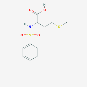 ((4-(Tert-butyl)phenyl)sulfonyl)methionine