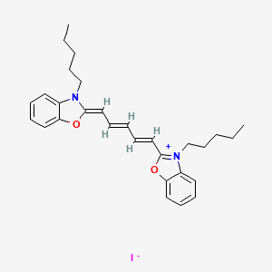 3,3'-Di-n-pentyloxadicarbocyanine iodide