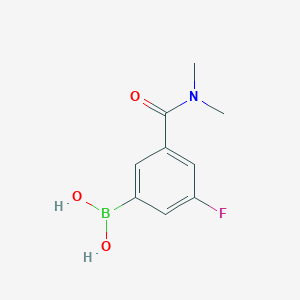 (3-(Dimethylcarbamoyl)-5-fluorophenyl)boronic acid