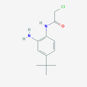 molecular formula C12H17ClN2O B13879048 N-(2-amino-4-tert-butylphenyl)-2-chloroacetamide 