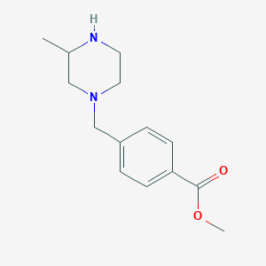 Methyl 4-((3-methylpiperazin-1-yl)methyl)benzoate
