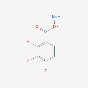 molecular formula C7H2F3NaO2 B1387923 Sodium 2,3,4-trifluorobenzoate CAS No. 402955-41-3
