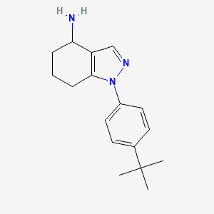 molecular formula C17H23N3 B1387934 1-(4-(tert-Butyl)phenyl)-4,5,6,7-tetrahydro-1H-indazol-4-amine CAS No. 1203661-49-7