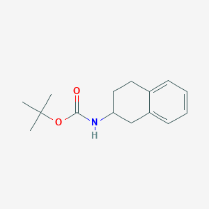 molecular formula C15H21NO2 B13879391 tert-butyl N-(1,2,3,4-tetrahydronaphthalen-2-yl)carbamate 