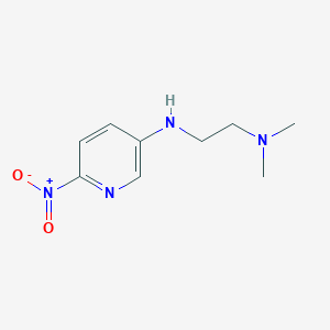 molecular formula C9H14N4O2 B13879427 N',N'-dimethyl-N-(6-nitropyridin-3-yl)ethane-1,2-diamine 